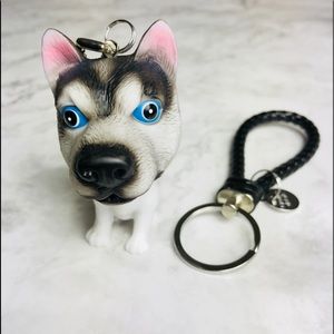 New! Alaskan Malamute Keychain Bag Charm Keyfob